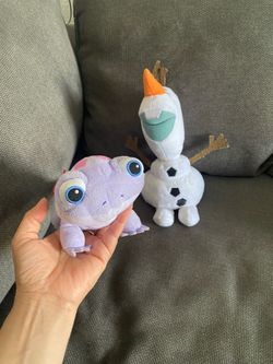 Ty & Disney - Frozen Olaf Snowman & Bruni Lizard