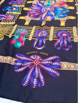Satin Hermes Scarf