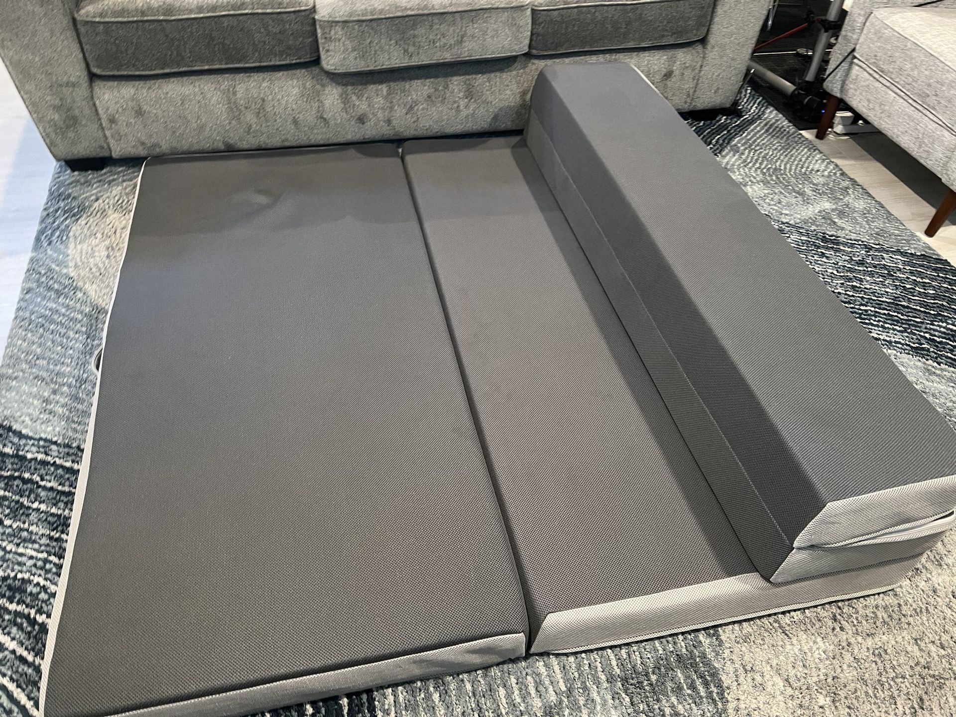 Camping Mattress Pad Queen Size 4 Inches