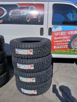 Tacoma Trd Tires New 265 70R17 Falken Wildpeak AT 4W $750 set of four install mount and balance 👌