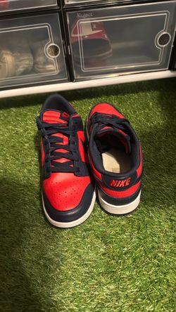 Nike Dunk Low Red Navy Sneakers size 10