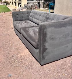 Grey/blue sofa