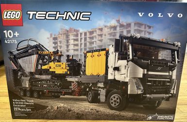 LEGO Technic 42175 Volvo FMX Truck & Excavator – Sealed, New in Box