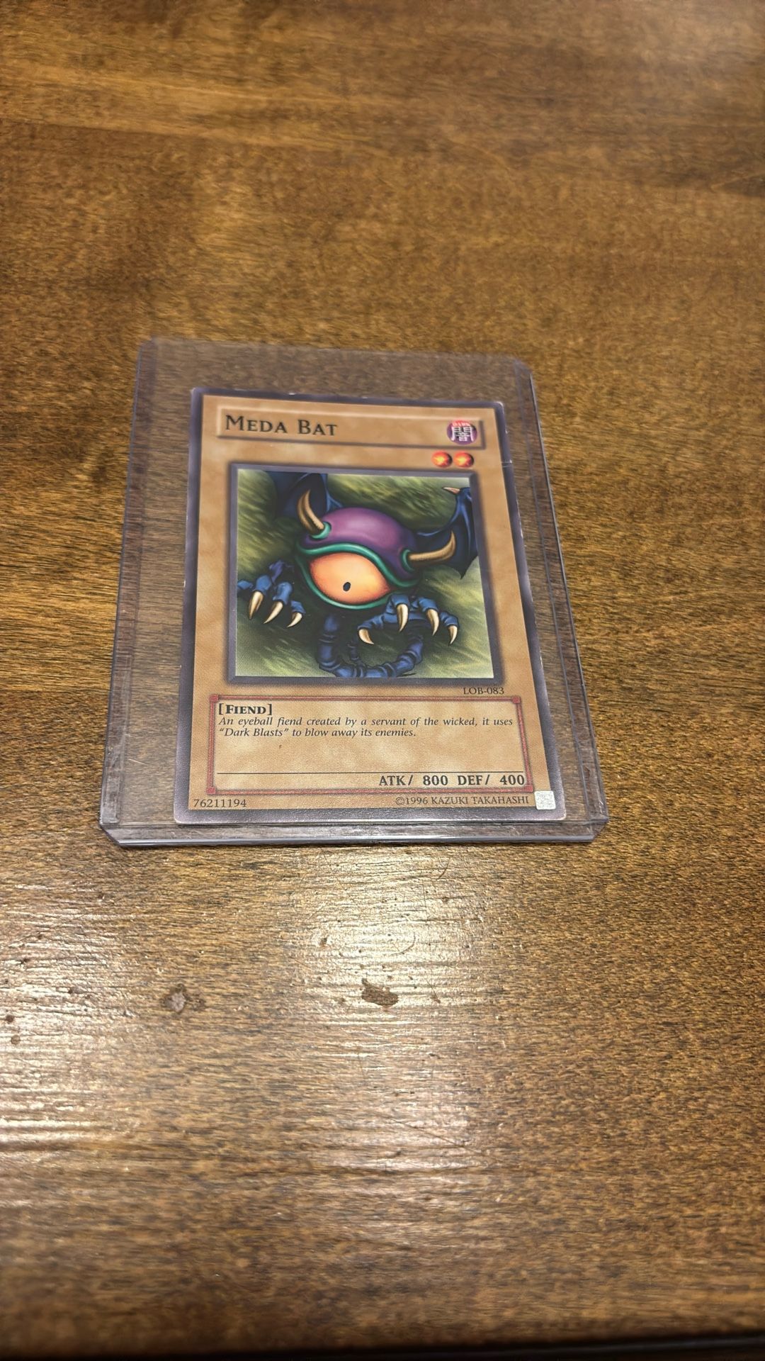 1996 Yugioh Meda Bat LOB-083