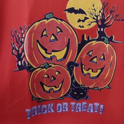 Vintage Trick Or Treat Halloween Tshirt Size Large 