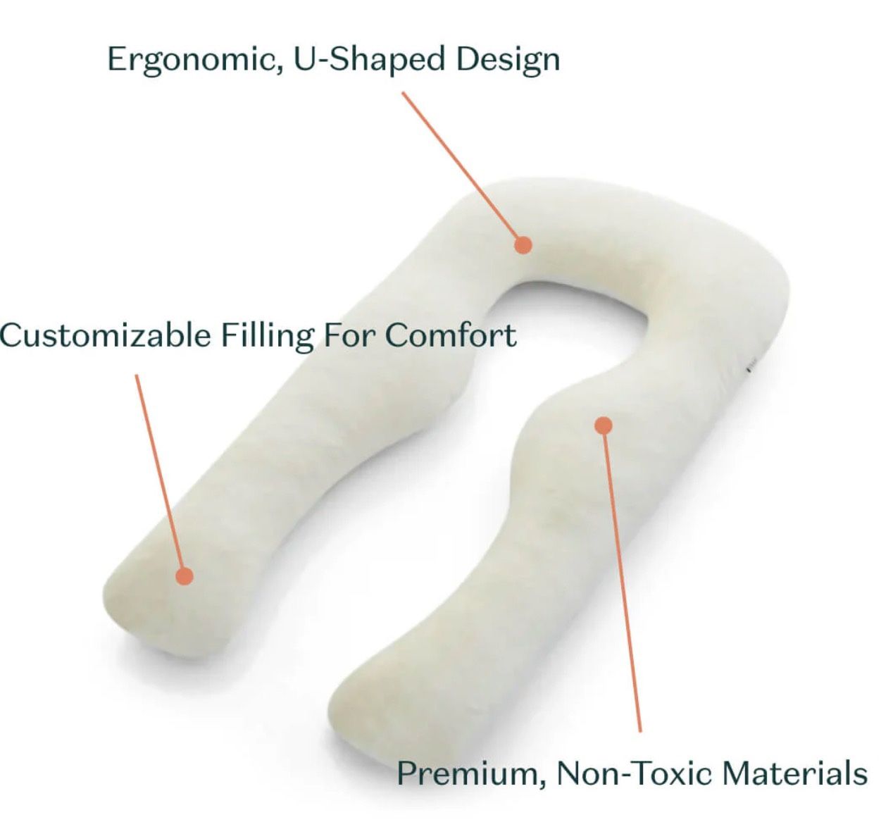 Yana 360° Body Pillow – Natural Latex | Gently Used