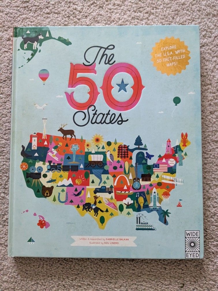 The 50 States Hardback Kids Book