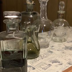 Vintage Liquor Bottles 