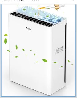 VEWIOR Home Air Purifiers Large Room Up to 2200 Square Feet H13 HEPA Air Purifier Filter with Fragrance Sponge Timer Washable Filter Cover