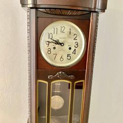 Antique Wall clock With pendulum And Key 