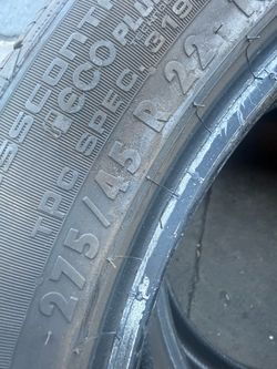 275/45/22 Continental Tire (1 Only)