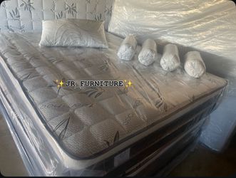 Mattress Pillow top At Low Prices ✨in plastic✨ ⭐️Queen $170 ⭐️Full $150 ⭐️Twin $120 ⭐️King $280 ⭐️Cal King $280 🚚Delivery available