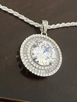 Swarvoski Diamond And Silver $150