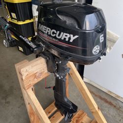 Mercury 6hp Outboard And Stand 