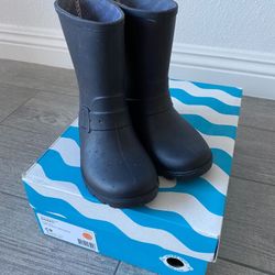 Native Barnett Boy Girl Kid’s Rain Boots Navy Size 9 C9