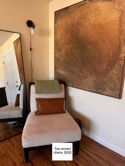 Accent Chairs Dark Wood