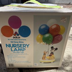 Vintage Nursery Lamp 