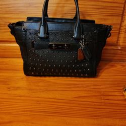  Beautiful Coach Studded Swagger Handbag