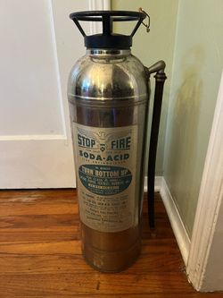 Vintage Soda Acid Fire Extinguisher-1970s