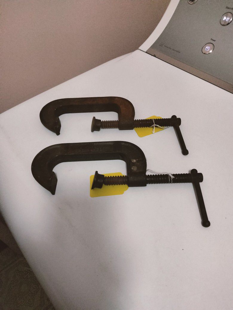 2- 4 Inch C- Clamps