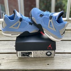 BRAND NEW JORDAN 4 “UNIVERSITY BLUE” FOR SALE!!!  GS SIZE 7  $240
