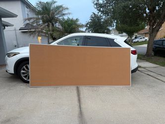 4ft x 10ft Aluminum Cork Board