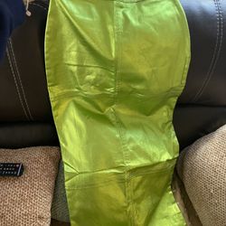 Pencil Skirt (small) Green Sparkle 