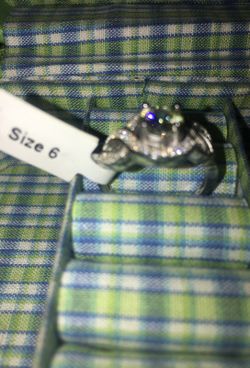 💍925 silver ring with🌹 nice stone 💎