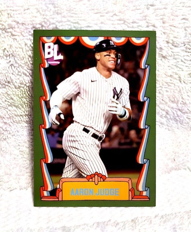 2024 Aaron Judge Topps Big League Green Border Yankees Baseball Card