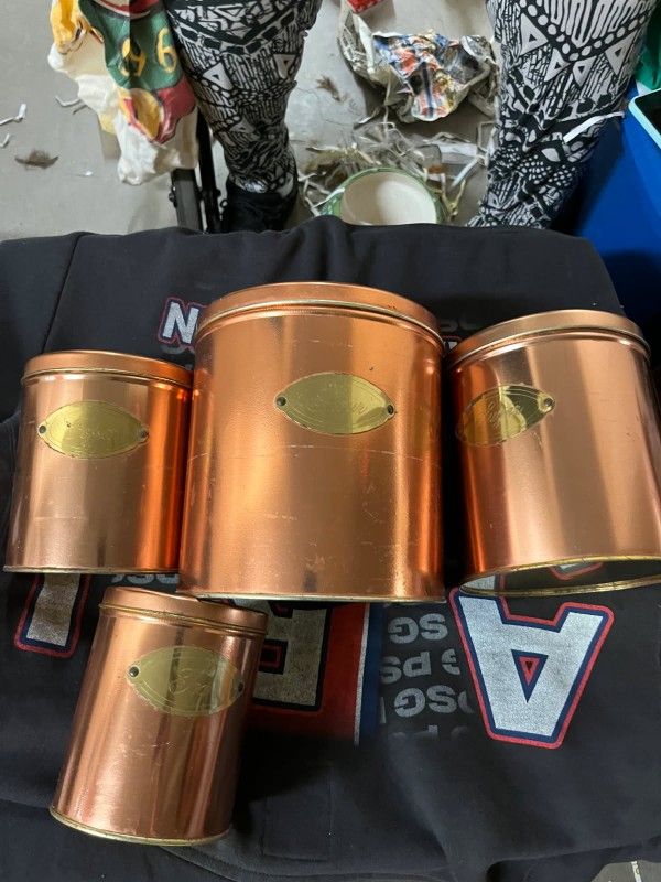 Copper Canister 4 Piece