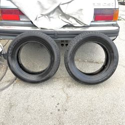 Used Matching 15in tires, A set of 2= $50