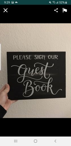 Please Sign our guest book