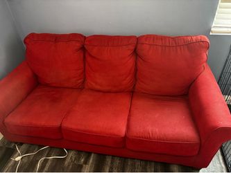 Red Pull Out Couch