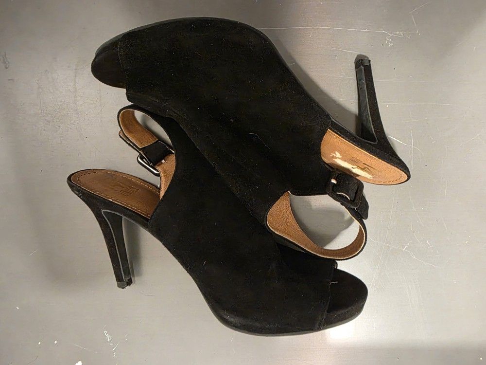 Black Slingback Heels