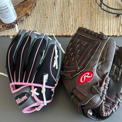 Girls Baseball Gloves 