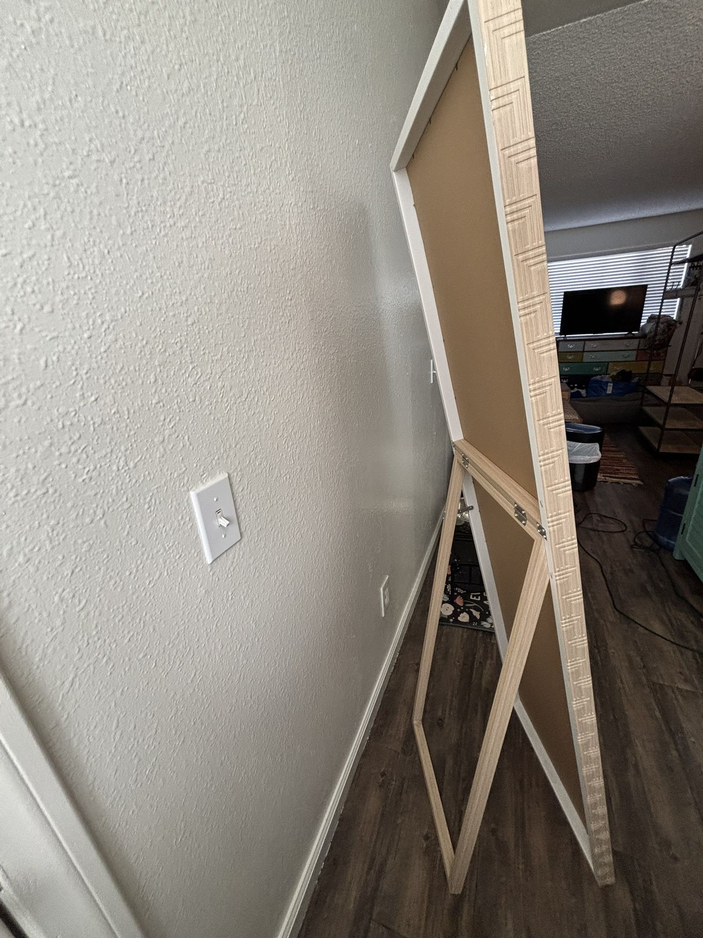 Full Length Standing Mirror – Modern Wood Frame