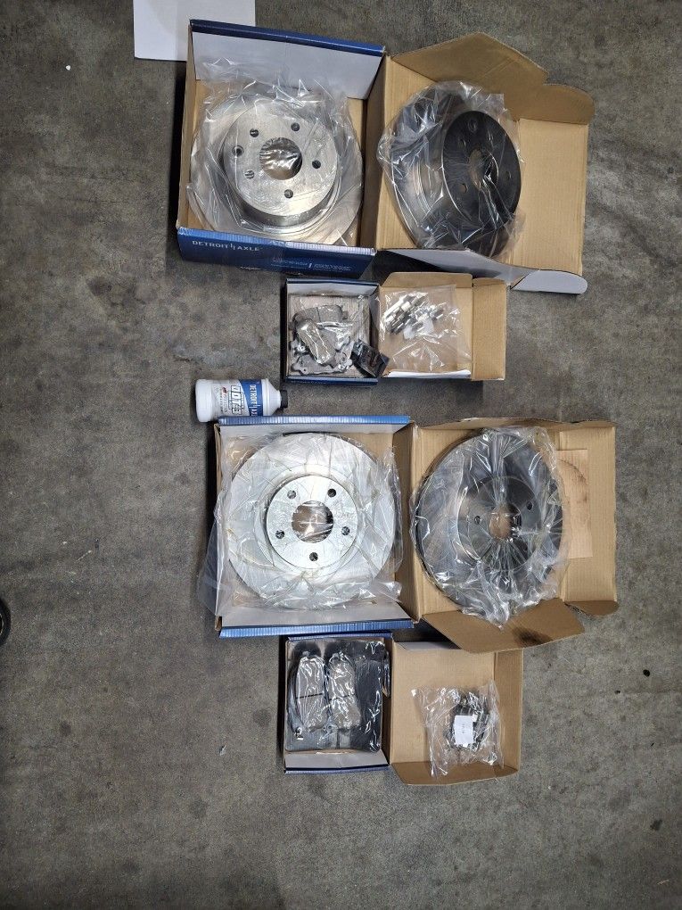 Front & Rear BRAKE ROTORS + BRAKE PADS (NISSAN, MAXIMA, AND INFINITI