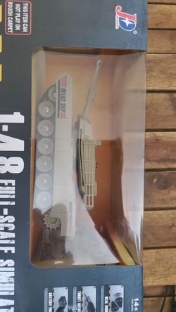 Rc battle tank full scale simulation