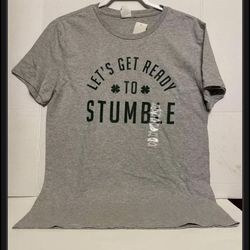 New Let’s Get Ready To Stumble T-shirt Large