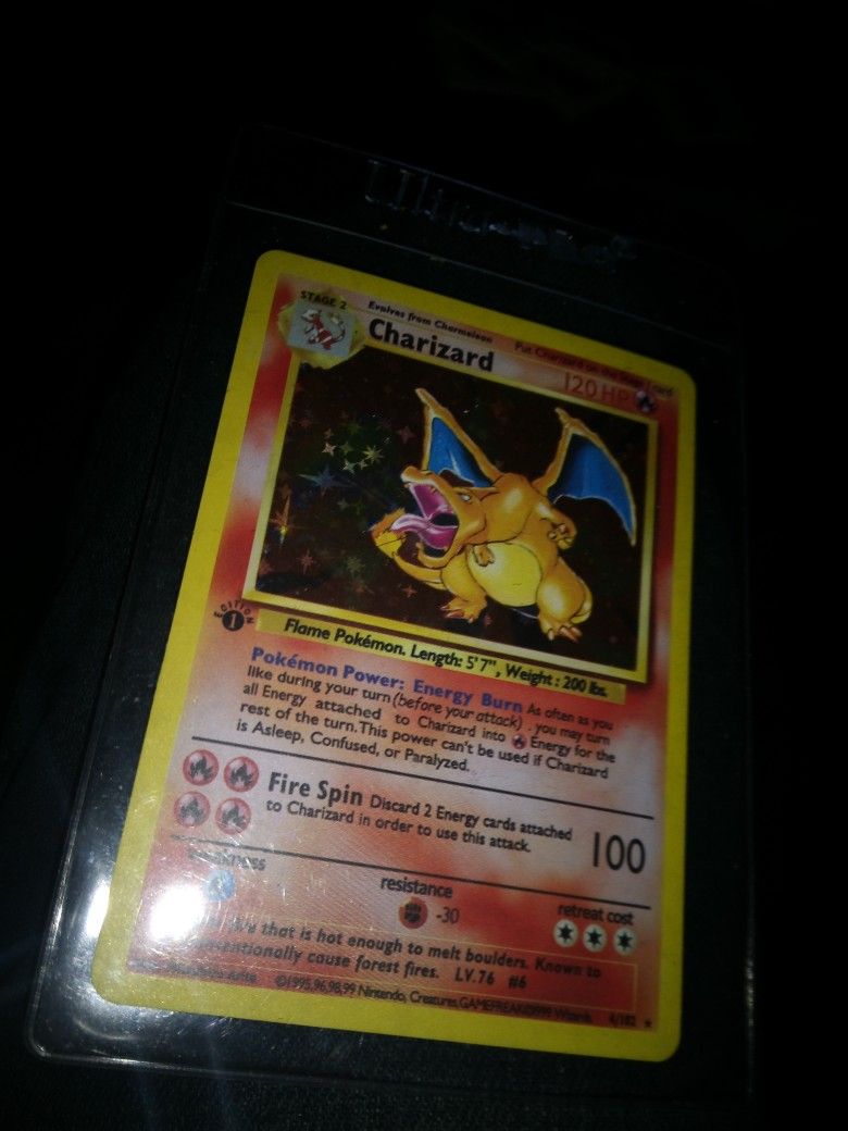 π₯1999 Charizard  Shipped 1st Edition