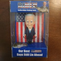 A-LIST LURES JOE BIDEN COLLECTIBLE TOPWATER FISHING LURE,  NO MULARKY 