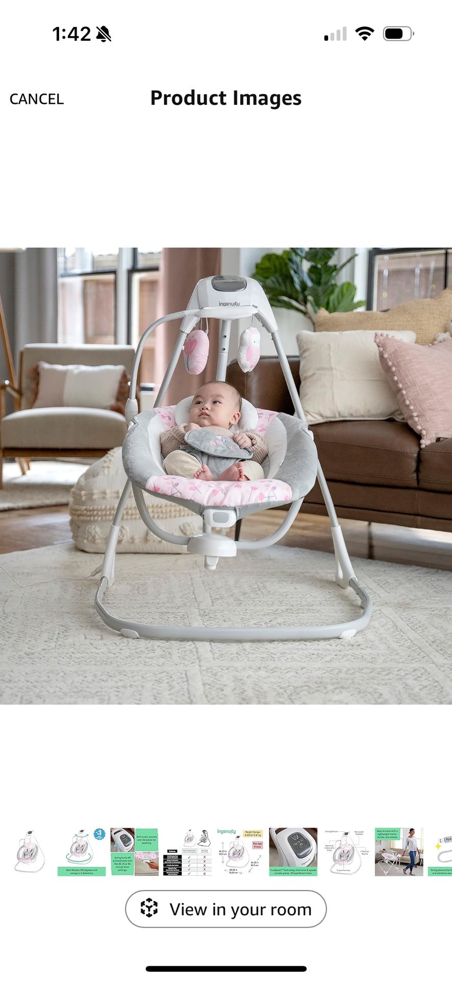Ingenuity Baby Swing 