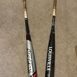 Louisville Baseball Bats 33 Inch 30 OZ -Used 