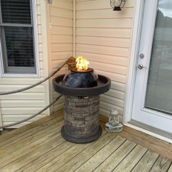 Fire pit/water Feature  (2)