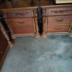 Dresser And Armoire Set Or Sell Separately 