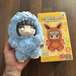 Hinata Hyuga Naruto Beast Party Plush Keychain Blind Box Top Toy