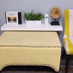 Safavieh Lester set of  two chairs plus matching nailed ottoman and  large nailed  bench.