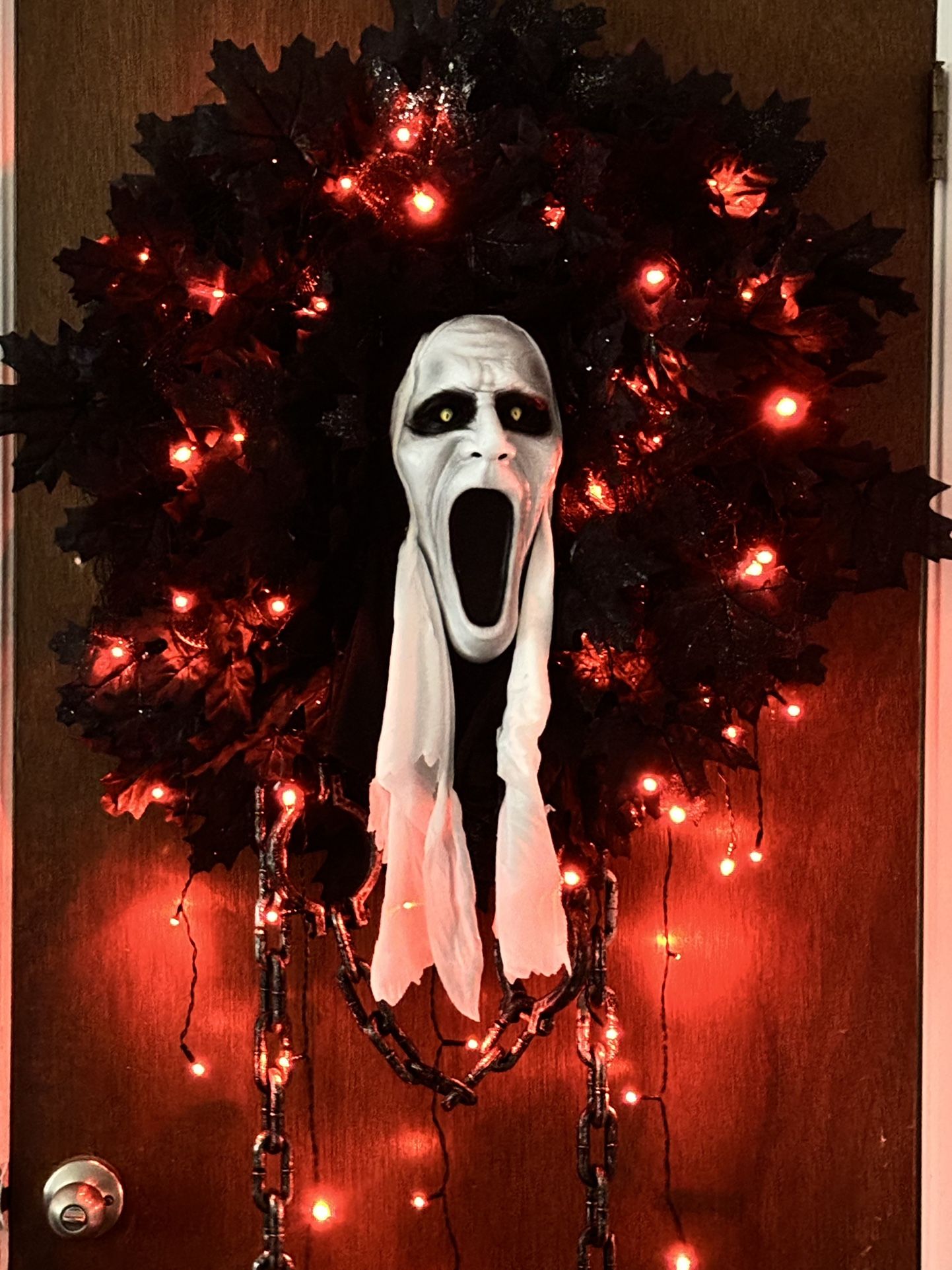 Huge Halloween Nun Wreath