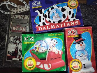 Original McDonald's 101 Dalmatian holiday ornaments