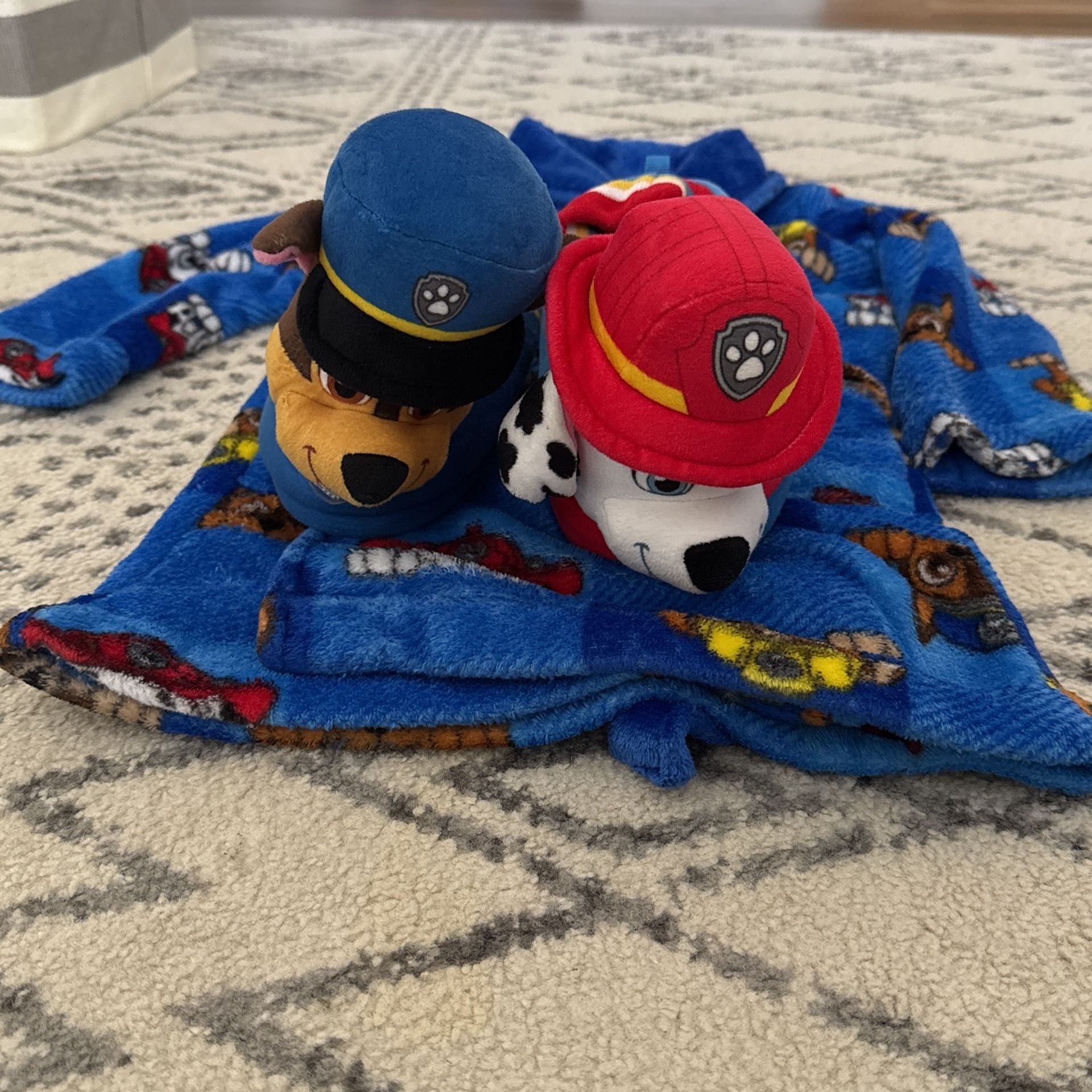Toddler Paw Patrol Slippers And Robe 